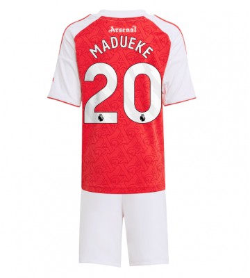 Arsenal Noni Madueke #20 Hjemmebanetrøje Børn 2025-26 Kortærmet (+ Korte bukser)